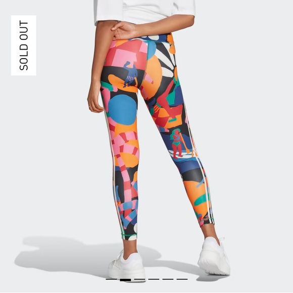 NWT Adidas x Farm Rio leggings - Picture 3 of 4